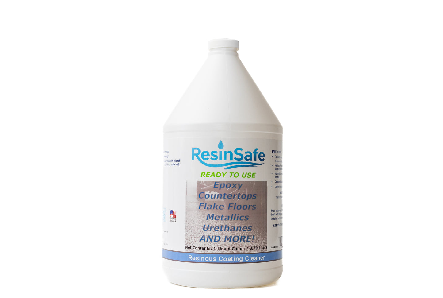 ResinSafe - Epoxy, Polyaspartic and Resinous Coating Cleaner
