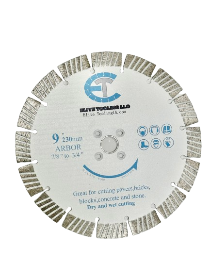 9" Stone Block and Concrete Blade